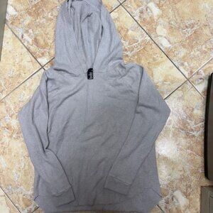 Bobi Womens Ivory Hooded Sweater Sz S- Oversized